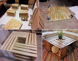 Finish by creating a pattern with natural shells or any that you've painted. Diy Ideas With Milk Crates Or Wooden Crates Hative