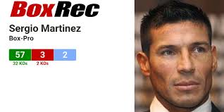 BoxRec: Sergio Martinez