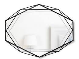 It is heavy duty and rubberized around the trim. Prisma Mirror Black Umbra Umbra 358776 040
