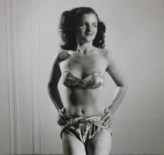 1940's Sexy Woman Models the Latest Fashion Snapshot Photo 