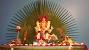 Mandap Ganpati Decoration Design Pattern