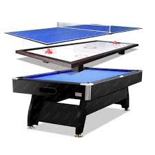 2018 New 4in1 8ft Blue Pool Table Air Hockey Top Poker Table Tennis Top Ebay Pool Table Air Hockey 8ft