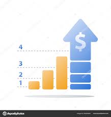 Revenue Increase Income Growth Financial Ascending Chart
