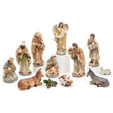 Larger sets include shepherd boys. Holy Family Nativity Scene Baby Jesus Nativity 7 Pc Set Christmas Nativity Set Manger Scene Christmas Decorations Away In A Manger Scroll Nativity Set Nativity Sets For Christmas Indoor Nativity Kolhergroup