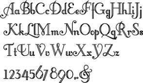 Different Font Styles Alphabet Styles Decorative Fonts Typographic Design Elements Flourish Font Styles Alphabet Different Font Styles Lettering Alphabet