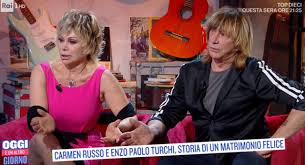 I lavori in corso continuano. Carmen Russo Ed Enzo Paolo Turchi Si Commuovono Colpa Della Bortone