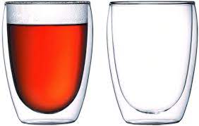 The pavina® double wall glasses keep hot drinks hot without burning fingers and cold drinks cold without messy condensation, making so you'll only need to buy one type of glass for your home! Amazon Com Bodum Pavina Glass Double Wall Insulate Glass Clear 12 Ounces Each Set Of 2 Tumblers Mixed Drinkware Sets