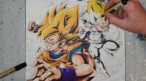 Tuto Special 1 An Et 70 Eme Video Comment Dessiner Goku Vegeta Tr Comment Dessiner Goku Comment Dessiner Dessin