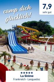 Auf Dem Campingplatz La Sirene Erwartet Euch Ein Subtropischer Swimmingpool Mit Genialen Wasserrutschen In Bunten Schwimmbad Bilder Swimming Pool Campingplatz