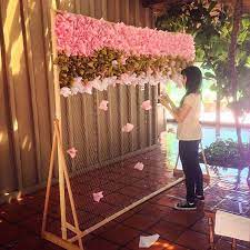 Diy Wedding Backdrop Ideas On Pinterest Backdrop Wall Vid Decoraciones Para Bodas De Manualidades Hazlo Tu Mismo Decoraciones De Boda Cabina De Fotos Casera