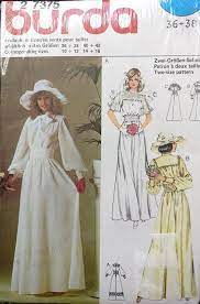 Burda Wedding Dress Pattern 2 7375 Etsy Vintage Wedding Dress Pattern Victorian Dress Pattern Wedding Dress Patterns