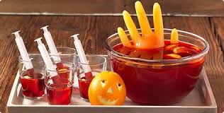 Rezept Draculas Bowle Und Eiskaltes Handchen Rezepte Halloween Speisen Leckeres Essen