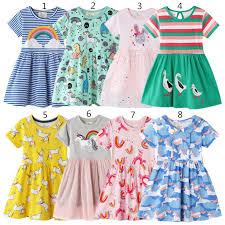 Next day delivery and free returns available. Orangemom Girls Dresses Summer Short Sleeve Pure Cotton Children Clothing 1 7y Cartoon Rainbow Kids Fashion Princess Dress Hot Sale Shopee Singapore