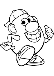 Potato head in the disney movie toy story 1, 2 and 3? Coloring Pages Mr Potato Head Coloring Pages