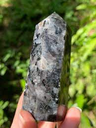 It is sometimes misleadingly called black moonstone and even labradorite, Natural Larvikite Tower Everything Else Others On Carousell