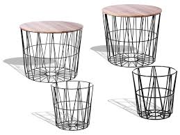Livarno Living Beistelltisch 4er Set Tischplatten In Esche Nachbildung 1 Beistelltisch Tischset Tisch