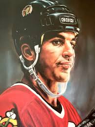 Hockey Great Chris Chelios Canvas Art Print