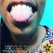 Snake Eye Tongue Piercing Done At Stylz Tattoos Piercings Tongue Piercing Piercings Snake Eyes Tongue Piercing