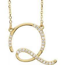 Learn more about the causes, symptoms, and treatment of q fever. 14k Yellow Rose White Gold Diamond Letter Q Initial Alphabet Necklace Bengjo