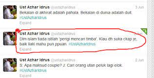 Dan dia langsung tak peduli apabila dirinya dilabel perigi cari timba. Kisah Cinta Perigi Cari Timba
