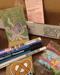 Artsnacks 20 Monthly Art Box Craft Box Subscription Art Subscription