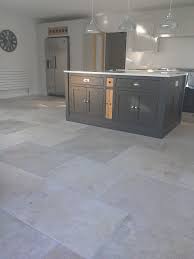 Choose from tiled kitchen floors to suit all budgets and tastes from modern large kitchen floor tiles to country kitchen tiles. Manoir Grey French Limestone Flooring Natural Stone Consulting Limestone Flooring Grey Kitchen Floor French Limestone Floor