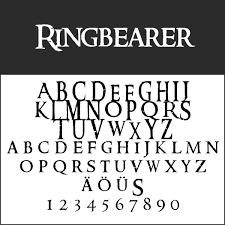 For commercial, business, wedding, photography, signature, logotype etc. Lord Of The Ring Fonts Straight From Middle Earth Free