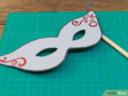 Fold it in half lengthwise, creating a rectangle. How To Make A Paper Mask 14 Steps With Pictures Wikihow