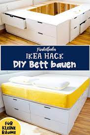 Kinderbett selber bauen kinderzimmer ideen einrichtung kuschelecke floor bed hausbett diy mintgrün mintgreen. Diy Ikea Hack Bett Selber Bauen Aus 5 Nordli Plattformbett