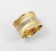 Wide Unique Wedding Band 14k Yellow White Gold 1382 Romantic Wedding Ring Elegant Wedding Rin Elegant Wedding Rings Wide Wedding Bands Romantic Wedding Rings