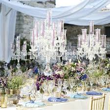 Hurricane Crystal Candelabra Wedding Centerpieces 9 Arms Crystal C Crystal Candelabra Wedding Centerpieces Candelabra Wedding Centerpieces Wedding Centerpieces