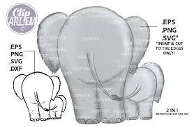 Free Free 193 Elephant Line Drawing Svg SVG PNG EPS DXF File