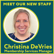 We are so excited to welcome Christina as our new Membership Services  Manager here at The Woman's Club! Christina, who uses she/they pronouns,  grew up in Omaha, Nebraska, and moved to the
