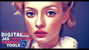 Simple artistic painting effect in adobe photoshop. Digital Painting Effect Pro Jasgraphictools Youtube