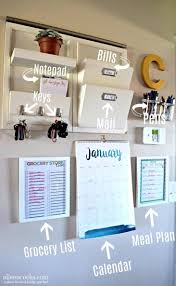 I Like The Pens And Notepad Home Command Center Diy Command Center Home Organization