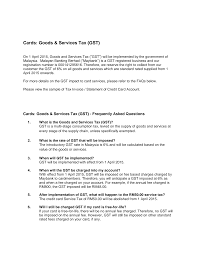 Gst is levied on most transactions in the production process, but is refunded with exception of blocked input tax, to all parties in the chain of production other than the final consumer. Http 202 162 17 68 Webbank Cardsgst Faq Pdf