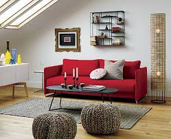 Aug 25, 2020 · you can also use the colors in the furniture finish as a cue for wall colors. Living Room Decor Ideas With Red Sofa Novocom Top