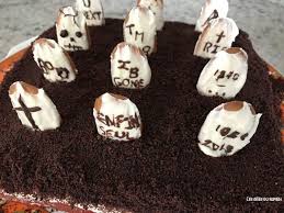 Pour réaliser cette recette, vous aurez besoin des ingrédients suivants: Un Gateau Simple A Faire Pour Halloween Un Gateau Cimetiere