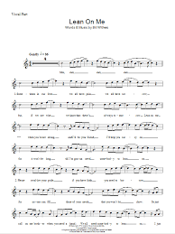 Enjoy the lean on me free piano sheet music by bill withers which you can download below as pdfs. Lean On Me Sheet Music Bill Withers Lead Sheet Fake Book