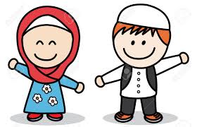 Pilihan gambar dapat disesuaikan dengan usia anak dan jenjang pendidikannya. Gambar Anak Muslimah Kartun