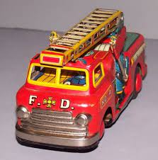 Photos I Antique Online Tin Toys Vintage Toys Toy Fire Trucks