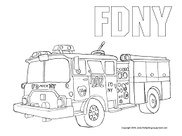 Here is a printable coloring page if you prefer to color the image with crayons and pencils. Fdny Long Fire Truck Coloring Page Printable