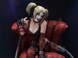 Arkham city lockdown tiene lugar antes de batman: Batman Arkham City Museum Masterline Harley Quinn 1 3 Scale Statue