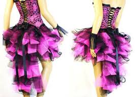 Black Pink Designer Burlesque Dress Up Costume By Harleyavenuecom 34 99 Dress Up Burlesque Costume Carnival Dress