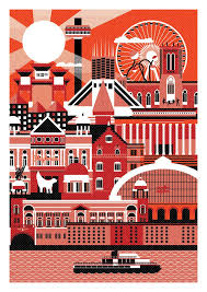 Pin By Maison Conquet On Micmacroscopic Liverpool Poster City Art Landmarks Art