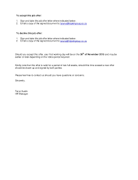 While accepting a job offer seems like it should be a relatively simple process, there are a series of formalities to adhere to. Job Offer Charles Lugojolo Implementation Manager