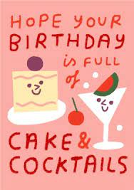 Legent bourbon (1) red stag by jim beam ® (1) sauza 901 (1) skinnygirl cocktails (1) sqrrl peanut butter whiskey (1) 2 gingers ® (#) alberta ® (#) auchentoshan (#) bakers (#) Happy Birthday Card For Her Cake And Cocktails Moonpig