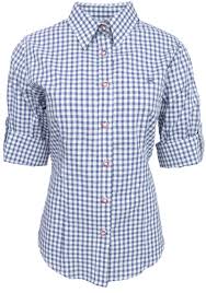 Damenbluse Caroline blau