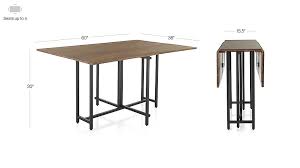Origami Drop Leaf Rectangular Dining Table Reviews Crate And Barrel Rectangular Dining Table Dining Table Interior Design Dining Room