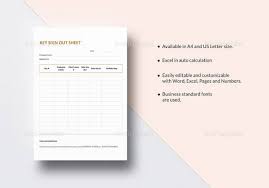 Templates include excel spreadsheets and word docs for recording attendance, event planning, and more. Free 13 Sign Out Sheet Templates In Pdf Ms Word Excel